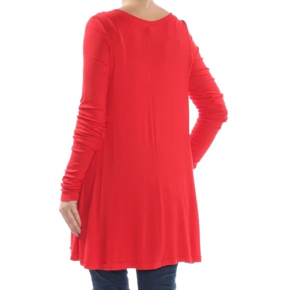 🌸New🌸 Free People SMALL Scoop Neck Hi-lo Top NWT - Picture 4 of 5